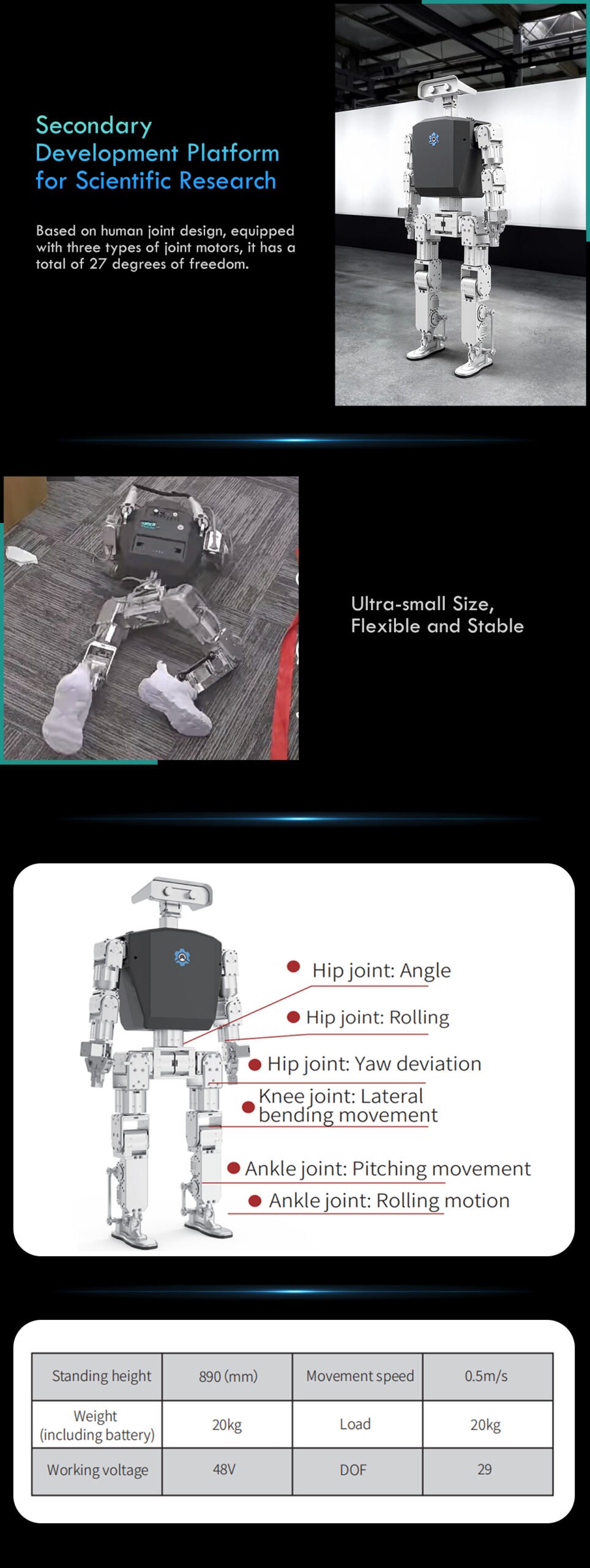 Robotics Mini Humannoid HighTorque Mini Hi – Humanoid Robot - RoboBuy